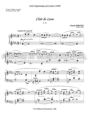  Clair de Lune: Une mélodie contemplative qui danse sur une toile de rêverie nocturne